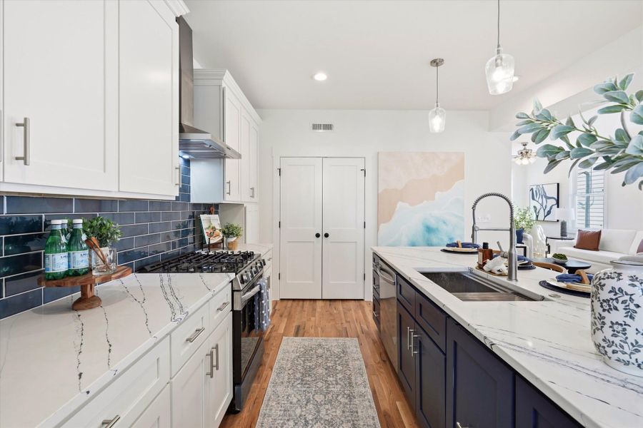 Furnished interior view inside a new home in , Charleston (Image 13).