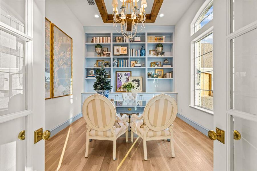 Furnished interior view inside a new home in , Aledo (Image 24).