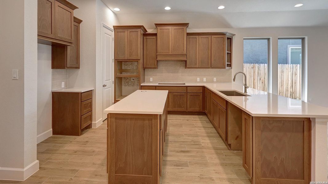 Furnished interior view inside a new home in Ladera, San Antonio (Image 8).