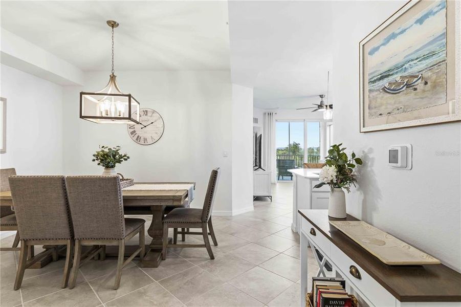 Furnished interior view inside a new home in Wellen Park Golf & Country Club, Venice (Image 12).