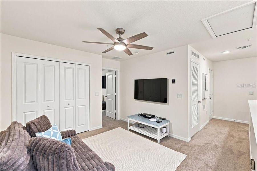 Furnished interior view inside a new home in Towns at Riverwalk, Sanford (Image 28). Furnished interior view inside a new home in Towns at Riverwalk, Sanford (Image 28).