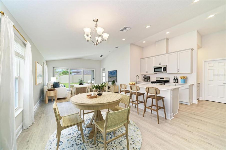 Furnished interior view inside a new home in Crosswind Point, Parrish (Image 9).
