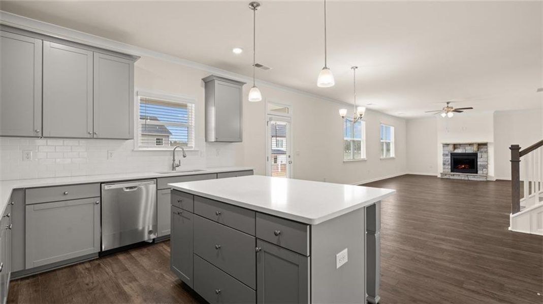 Furnished interior view inside a new home in Westland, Bogart (Image 2).