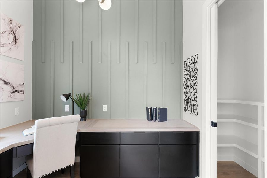 Office, to the left of front entry door Office, to the left of front entry door