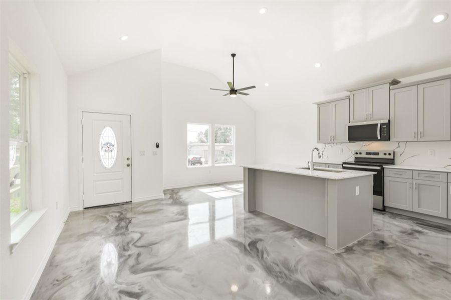 Furnished interior view inside a new home in , Montgomery (Image 10). Furnished interior view inside a new home in , Montgomery (Image 10).