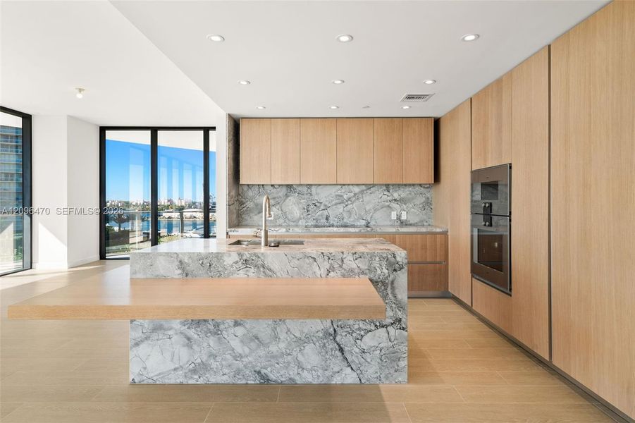 Furnished interior view inside a new home in , Miami Beach (Image 10).