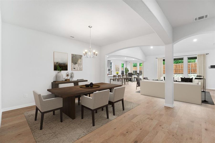 Beazer Homes Heath Golf and Yacht Club Manor Floorplan. This is not a photo of the actual home, but is a photo of the Manor floorplan.