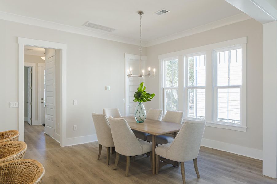 Furnished interior view inside a new home in Mount Pleasant Homes, Mount Pleasant (Image 6).
