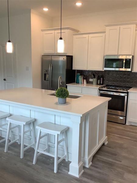 Model home. Model home.