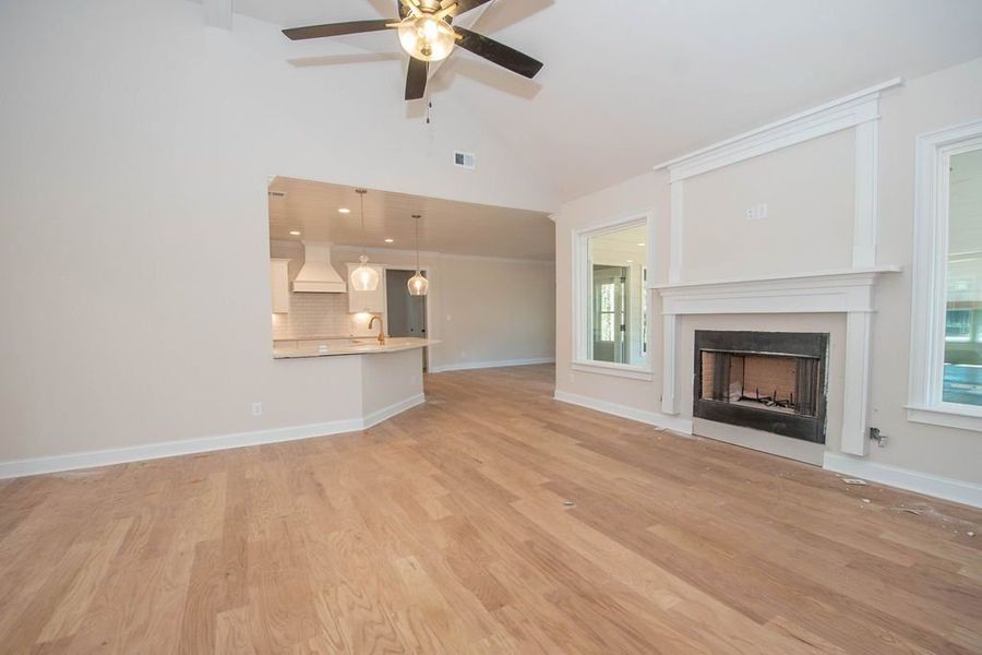 Spacious, unfurnished interior of a new home in Highgate, Newnan (Image 13). Spacious, unfurnished interior of a new home in Highgate, Newnan (Image 13).