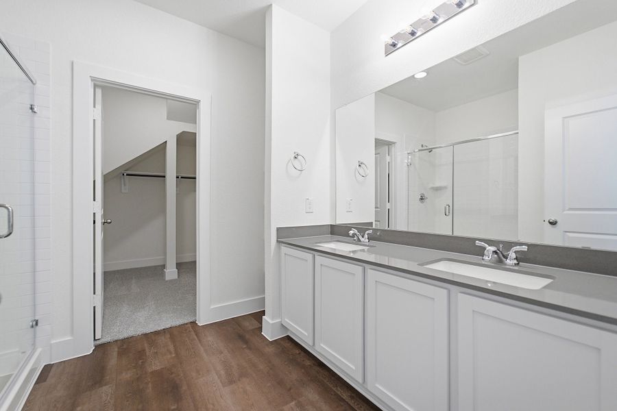 Furnished interior view inside a new home in Austin Point, Richmond (Image 11).