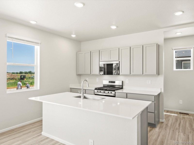 Furnished interior view inside a new home in Poudre Heights: The Lakes Collection, Windsor (Image 16).