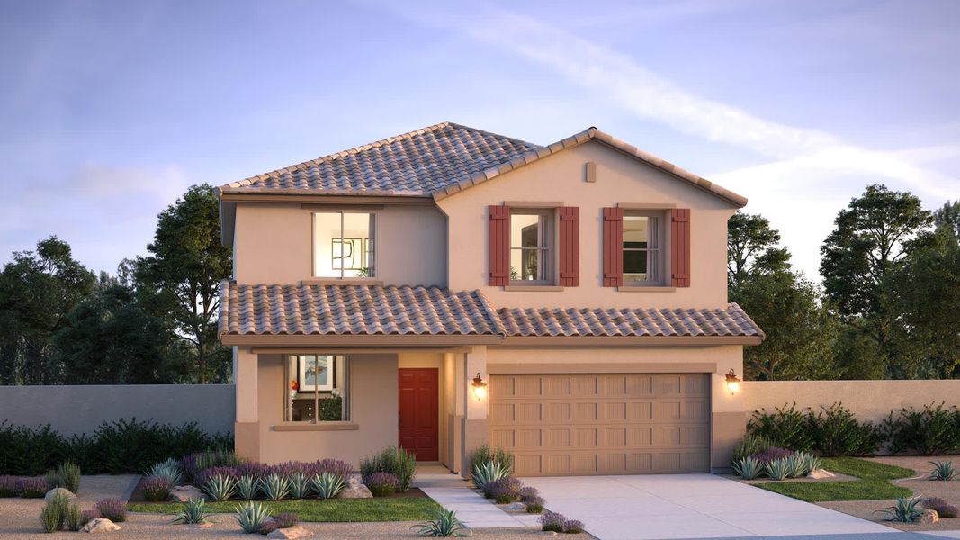 Spanish Elevation - Grand at Northern Farms in Waddell, Arizona | Landsea Homes