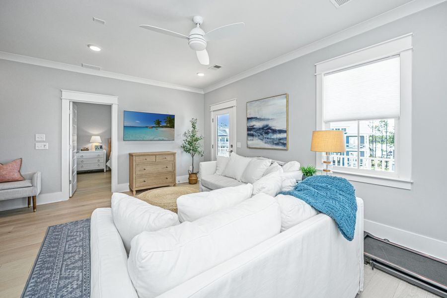 Furnished interior view inside a new home in , Charleston (Image 12).