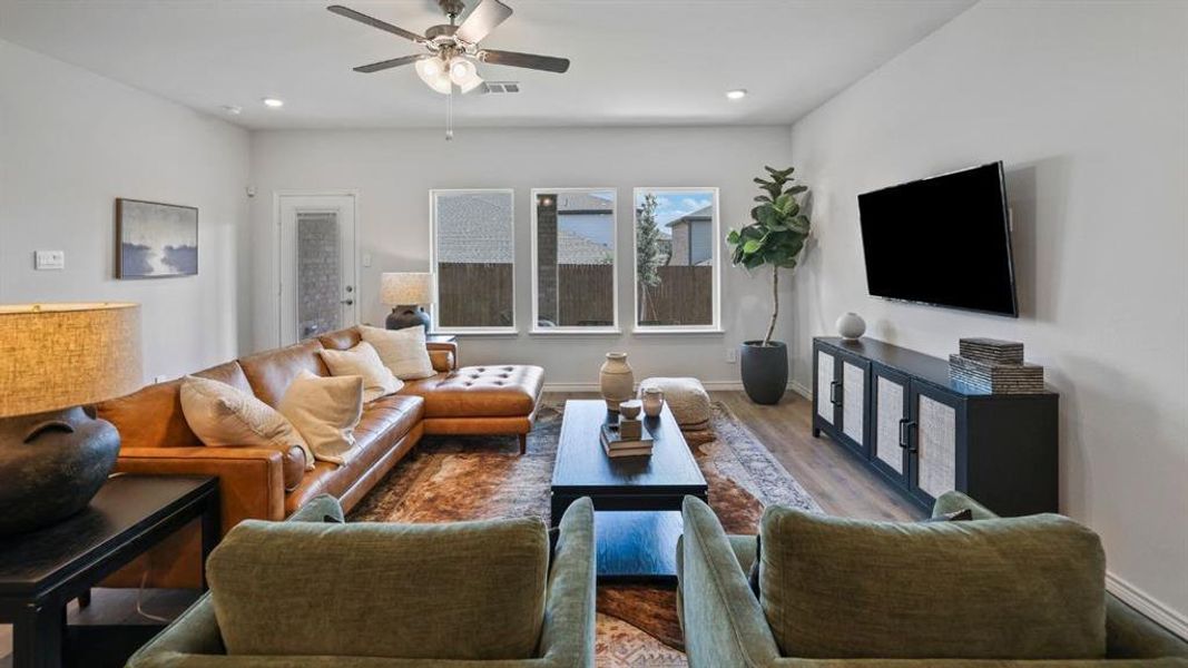 Furnished interior view inside a new home in The Preserve at Forum, Grand Prairie (Image 9).