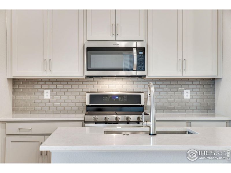 Furnished interior view inside a new home in Westside Crossing Paired Homes, Berthoud (Image 16).