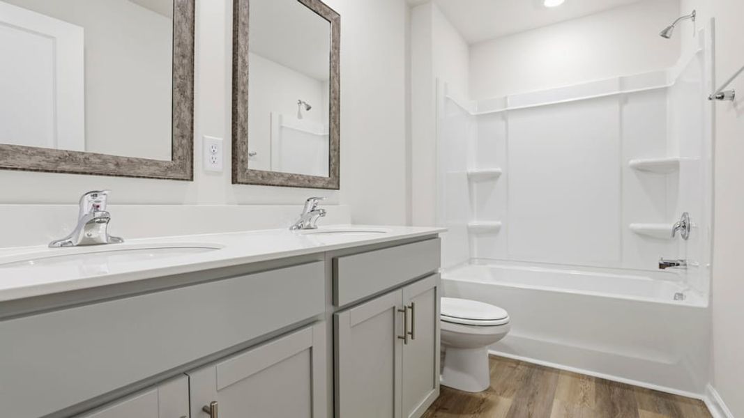 Furnished interior view inside a new home in Cedar Gap, Fountain Inn (Image 17). Furnished interior view inside a new home in Cedar Gap, Fountain Inn (Image 17).