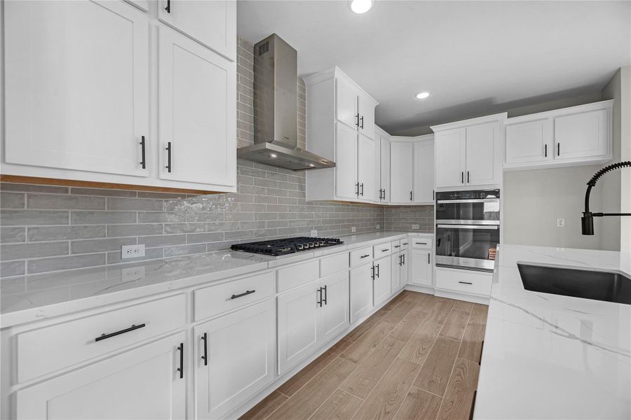 Furnished interior view inside a new home in Grange - 55', Katy (Image 8).