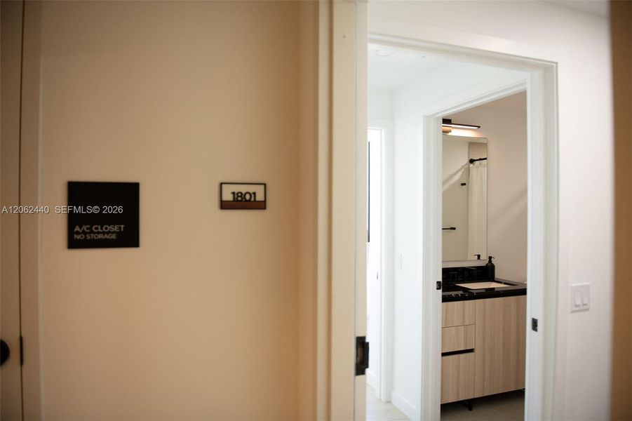 Close-up of interior finishes inside a home in , Miami (Image 15).