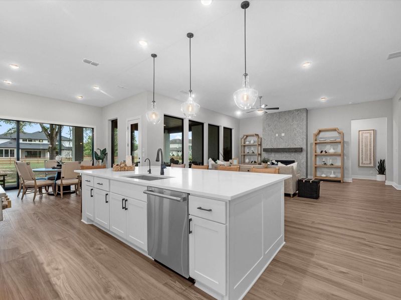 Furnished interior view inside a new home in , Fulshear (Image 11).