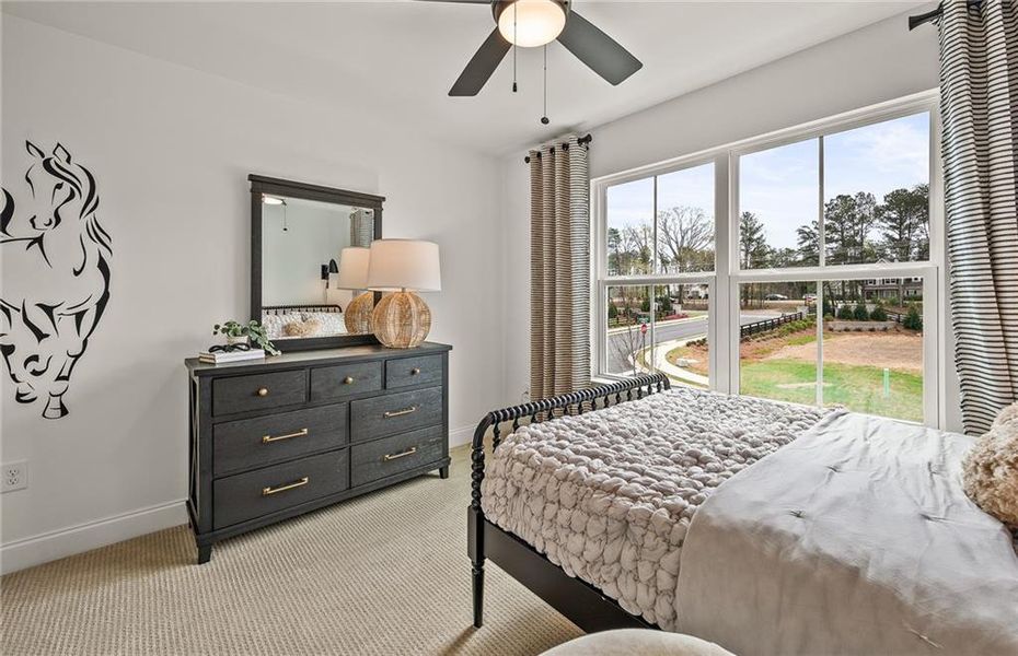 Furnished interior view inside a new home in Oakwood, Cumming (Image 36). Furnished interior view inside a new home in Oakwood, Cumming (Image 36).