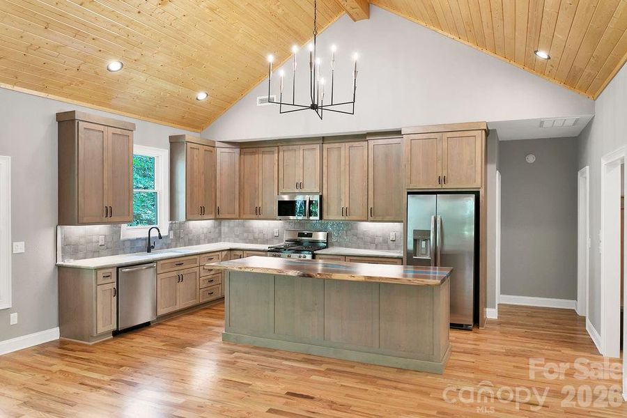 Furnished interior view inside a new home in , Brevard (Image 7).
