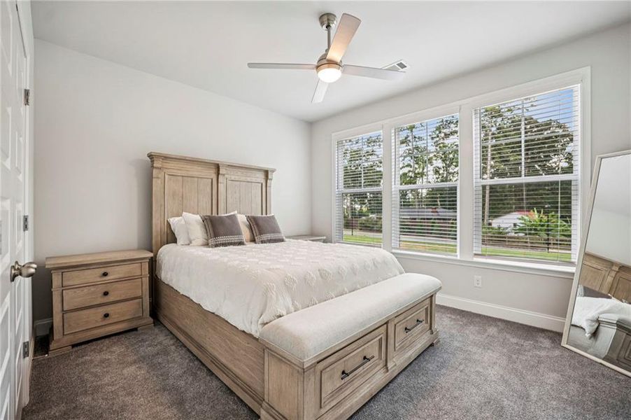 Furnished interior view inside a new home in Town Center Overlook, Peachtree Corners (Image 10).
