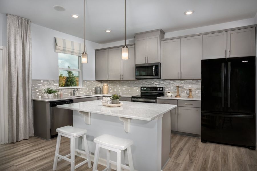 Furnished interior view inside a new home in Freeman Farms, Youngsville (Image 6).