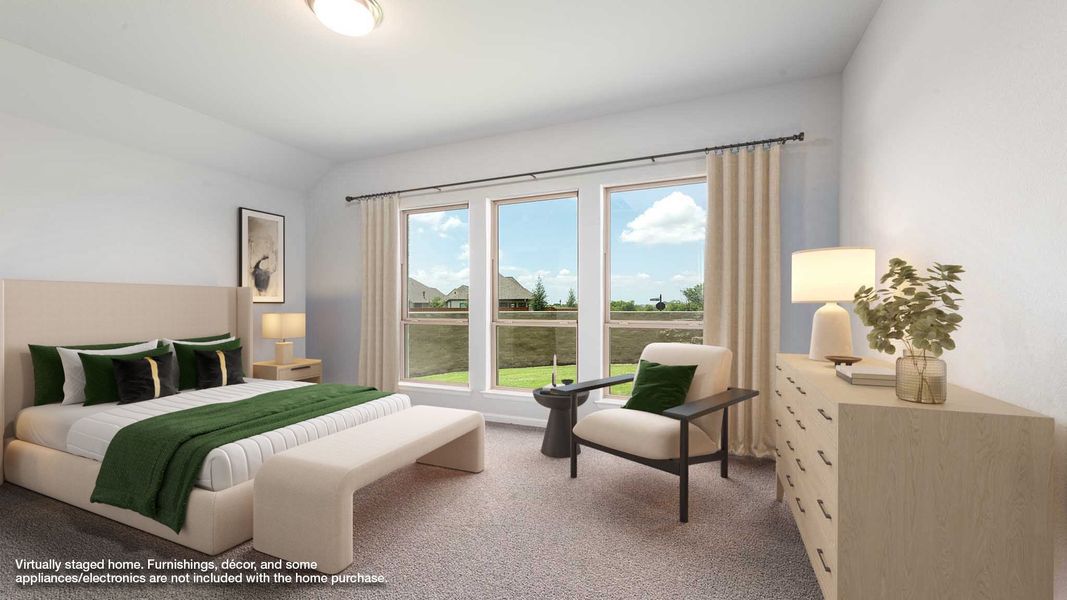 Furnished interior view inside a new home in Devonshire, Forney (Image 5).