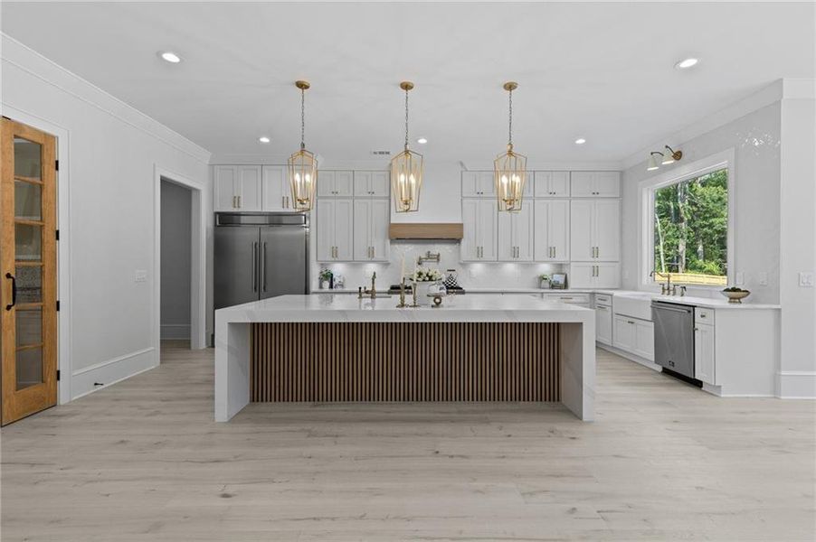 Furnished interior view inside a new home in , Dacula (Image 9).