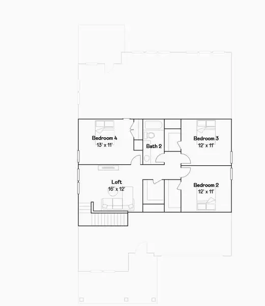 2D floor plan layout of this home in Limehouse Farms, Summerville, SC (Image 4). 2D floor plan layout of this home in Limehouse Farms, Summerville, SC (Image 4).