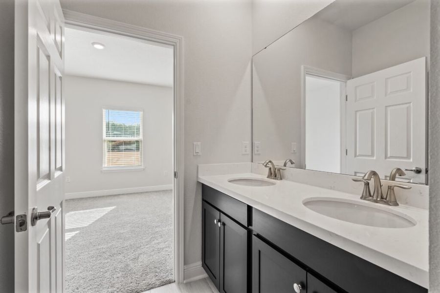 Furnished interior view inside a new home in Windswept Estates, Freeport (Image 8).