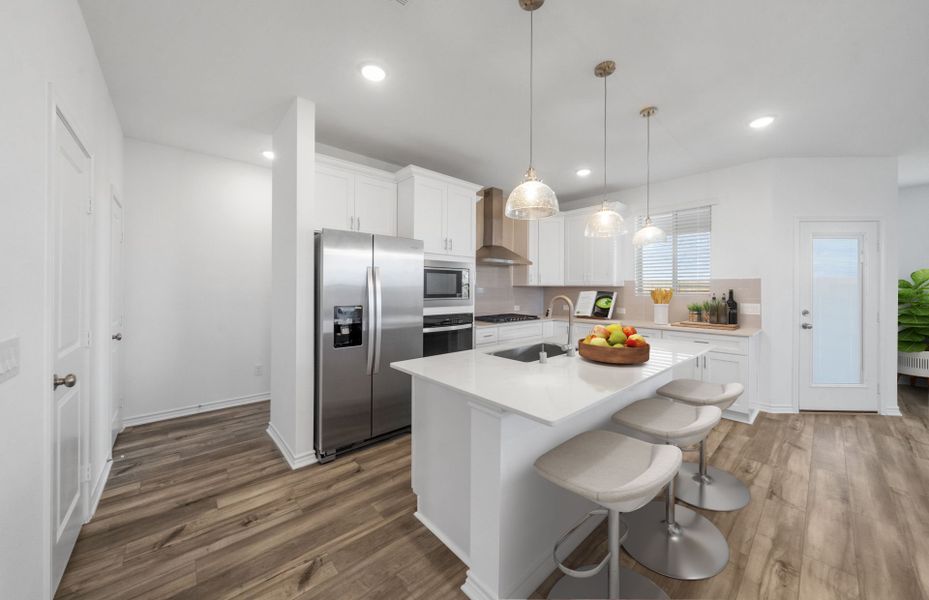 Virtually Staged Kitchen