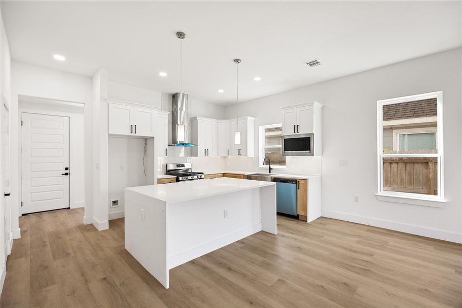 Furnished interior view inside a new home in , Houston (Image 10).