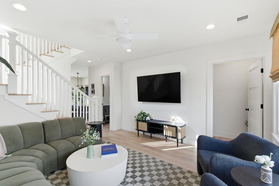 Furnished interior view inside a new home in , Charleston (Image 10).