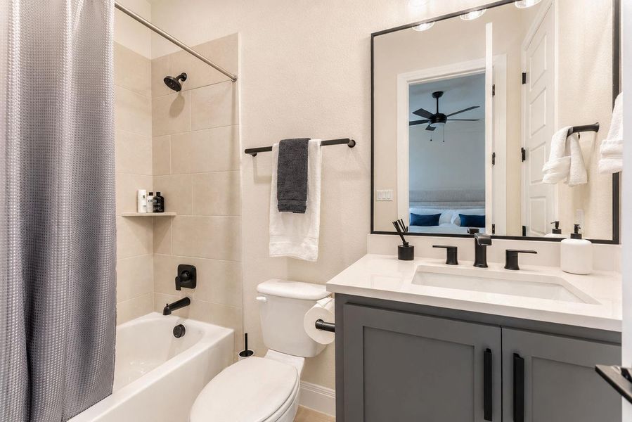 Furnished interior view inside a new home in , Dripping Springs (Image 18).