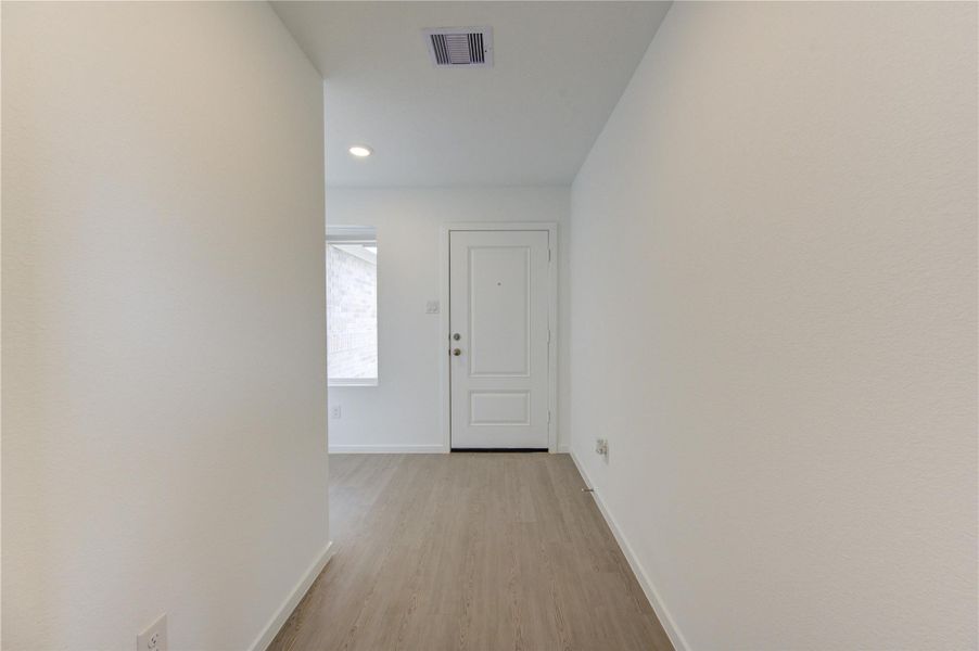 Welcoming entryway with clean and contemporary finishes