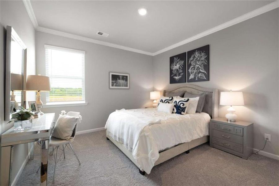 Furnished interior view inside a new home in Kingsmere Estates, Loganville (Image 17).