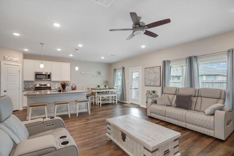 Furnished interior view inside a new home in Marvida, Cypress (Image 30).