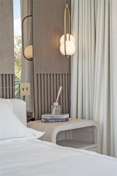 Close-up of interior finishes inside a home in , Miami Beach (Image 23).