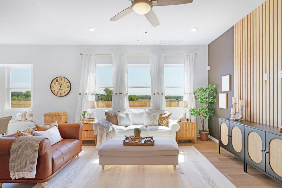 Furnished interior view inside a new home in Briarwood, Elgin (Image 40).