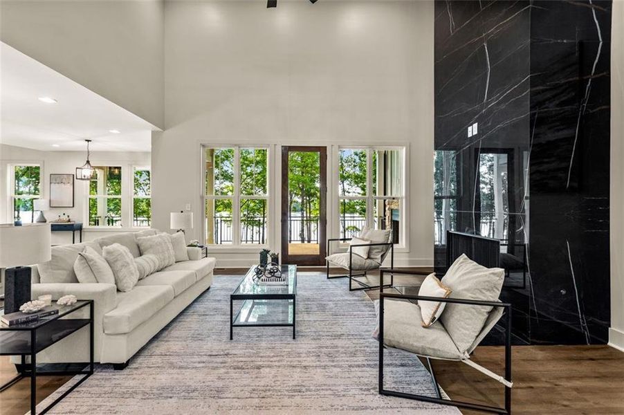 Furnished interior view inside a new home in , Greensboro (Image 42).