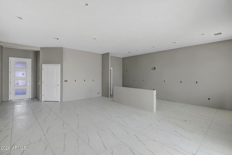 kitchen and greatroom