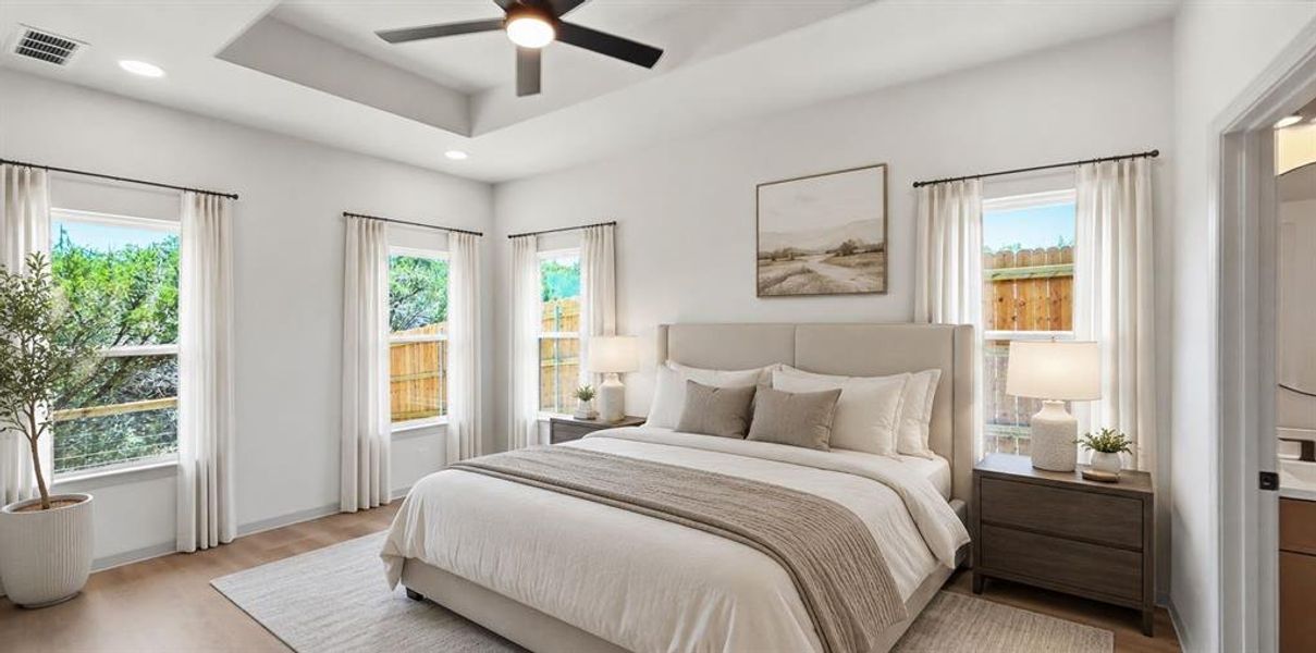Furnished interior view inside a new home in , Granbury (Image 11).