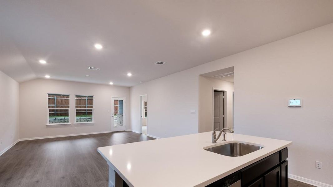 Furnished interior view inside a new home in Thunder Rock, Marble Falls (Image 5).