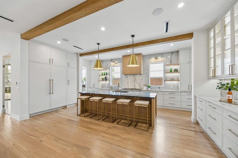 Furnished interior view inside a new home in , Dallas (Image 33).
