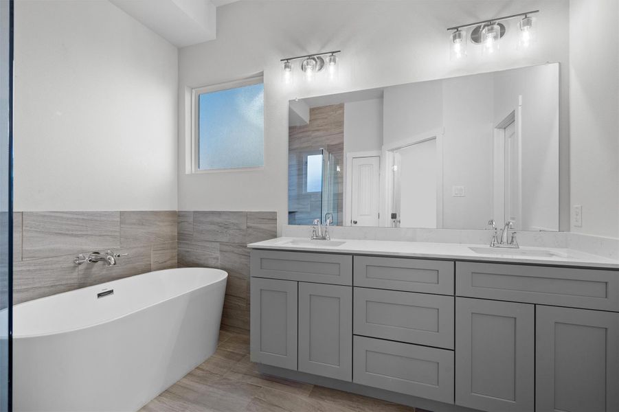 Furnished interior view inside a new home in Enclave at Cele, Pflugerville (Image 5).