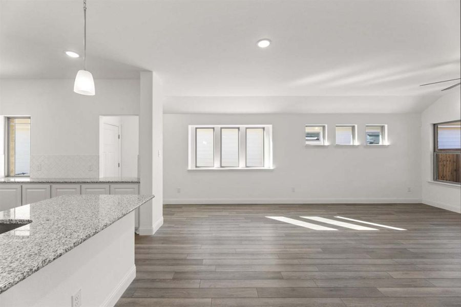 Representative unfurnished interior of a home built from the Melrose by Pacesetter Homes in Elevon, Lavon (Image 14).