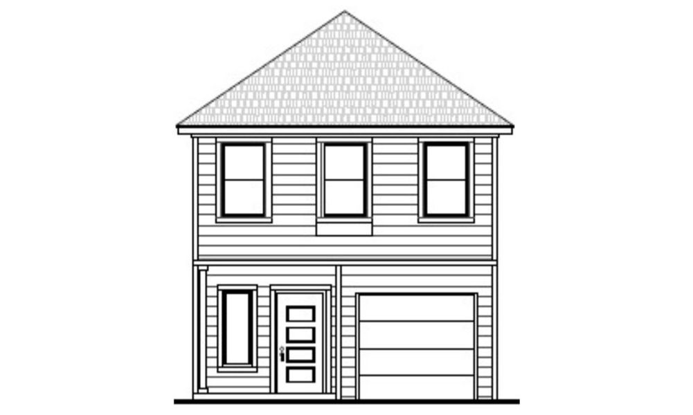 Representative rendering of the exterior for the Summit by Home Creations (Image 1).