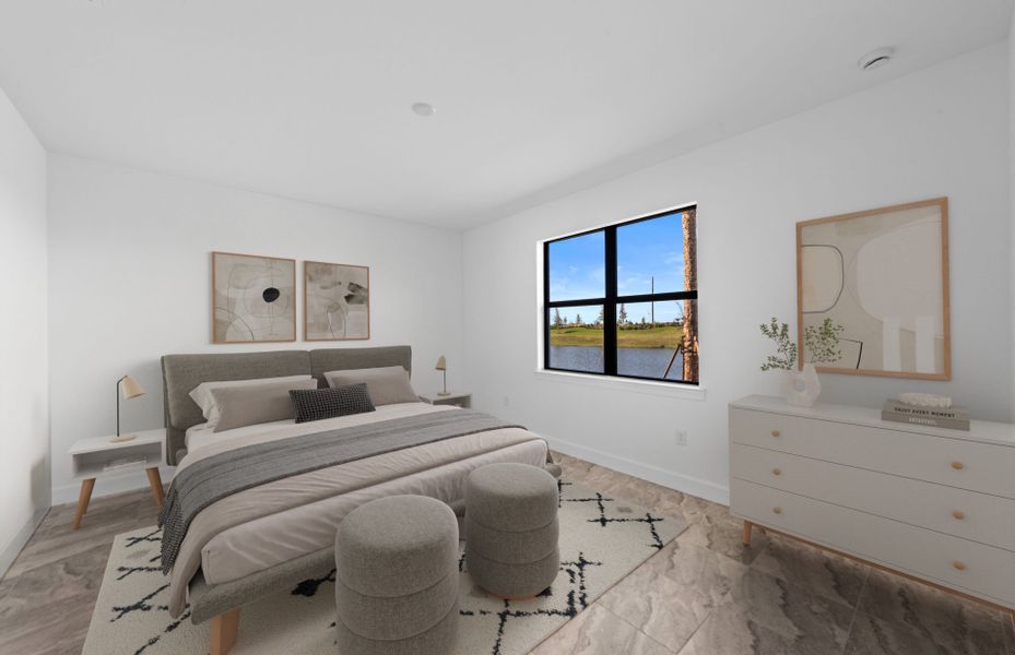 Furnished interior view inside a new home in Del Webb Catalina, Lakewood Ranch (Image 11).